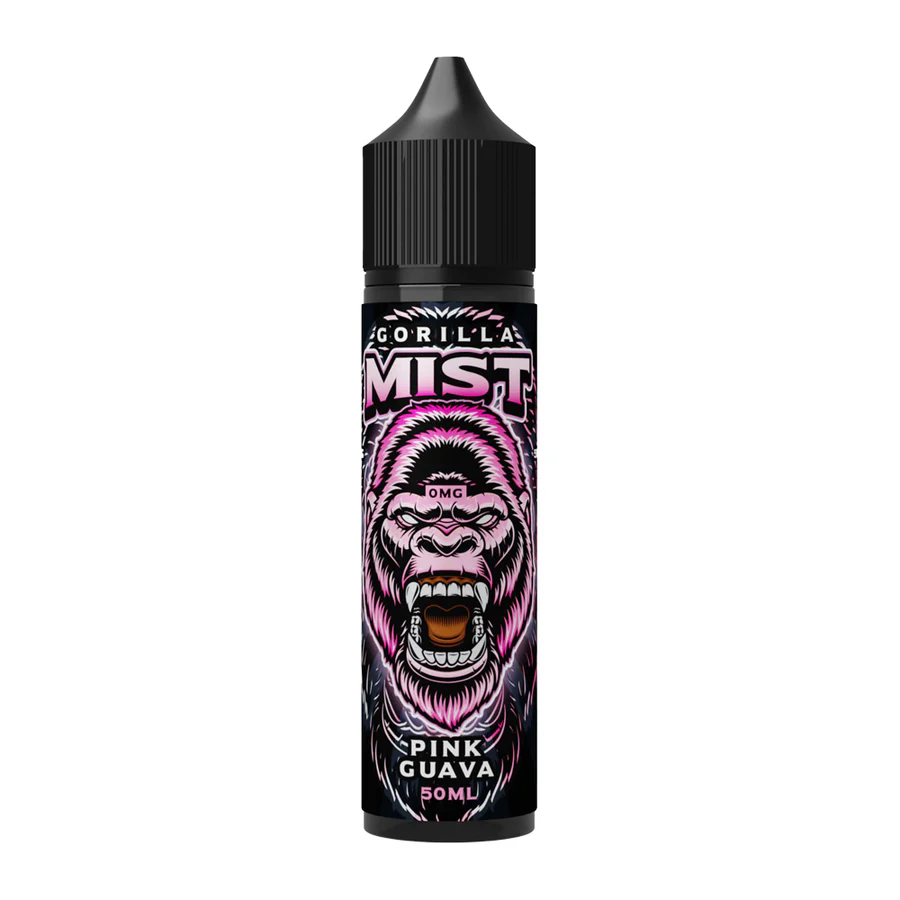 Gorilla-Mist-50ml-Shortfill-E-Liquid-Pink-Guava