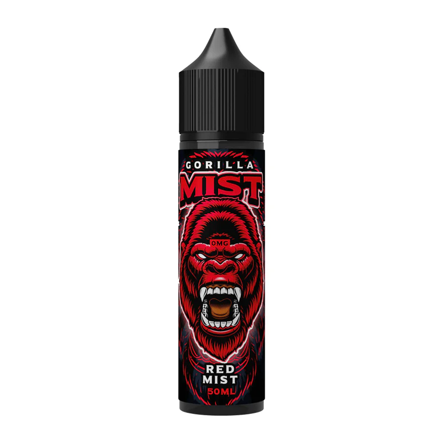 Gorilla-Mist-50ml-Shortfill-E-Liquid-Red-Mist