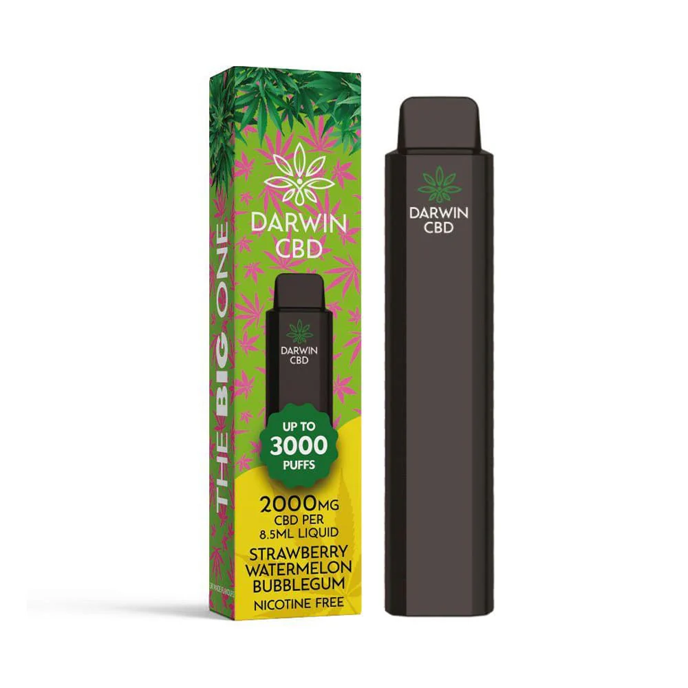Darwin-CBD-2000mg-CBD-3000-Puffs-Disposable-Vape-Strawberry-Watermelon-Bubblegum