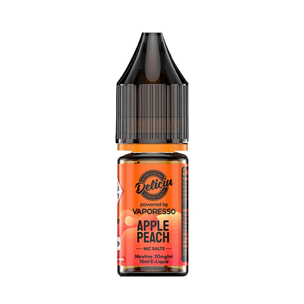 Deliciu-10ml-Nic-Salt-Eliquids-By-Vaporesso-Apple-Peach