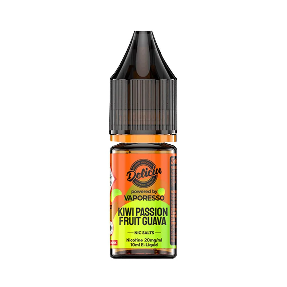 Deliciu-10ml-Nic-Salt-Eliquids-By-Vaporesso-Kiwi-Passion-Fruit-Guava